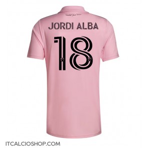 Inter Miami Jordi Alba #18 Prima Maglia 2023-24 Manica Corta